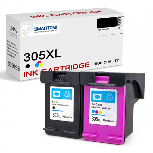 HP 305XL gereviseerde SMARTOMI-printerinktcartridges (1x zwart, 1x kleuren)