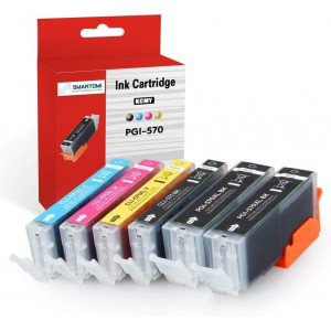Compatibele inktpatronen SMARTOMI 6PK Canon PGI-570 XL CLI-571 XL